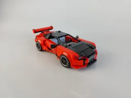 Red sport coupe