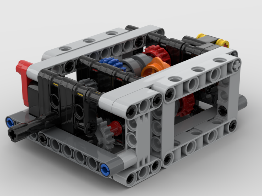 Lego Heavy Duty 4 Speed Sequential Gearbox V2