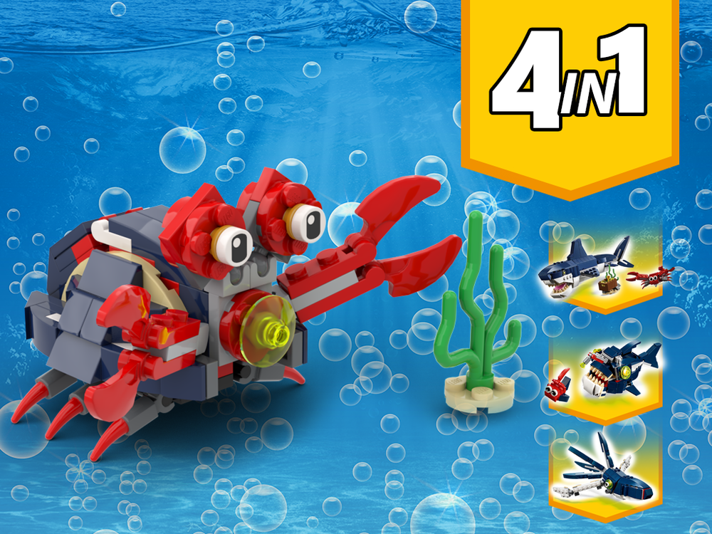 Lego 31088 Hermit crab Alternative Build