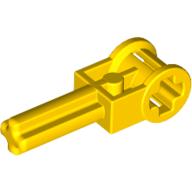 Lego Technic Axle 1.5 with Perpendicular Axle Connector (Technic Pole Reverser Handle) / Yellow