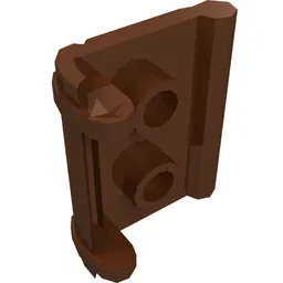Book Binding with Two Studs / Reddish Brown