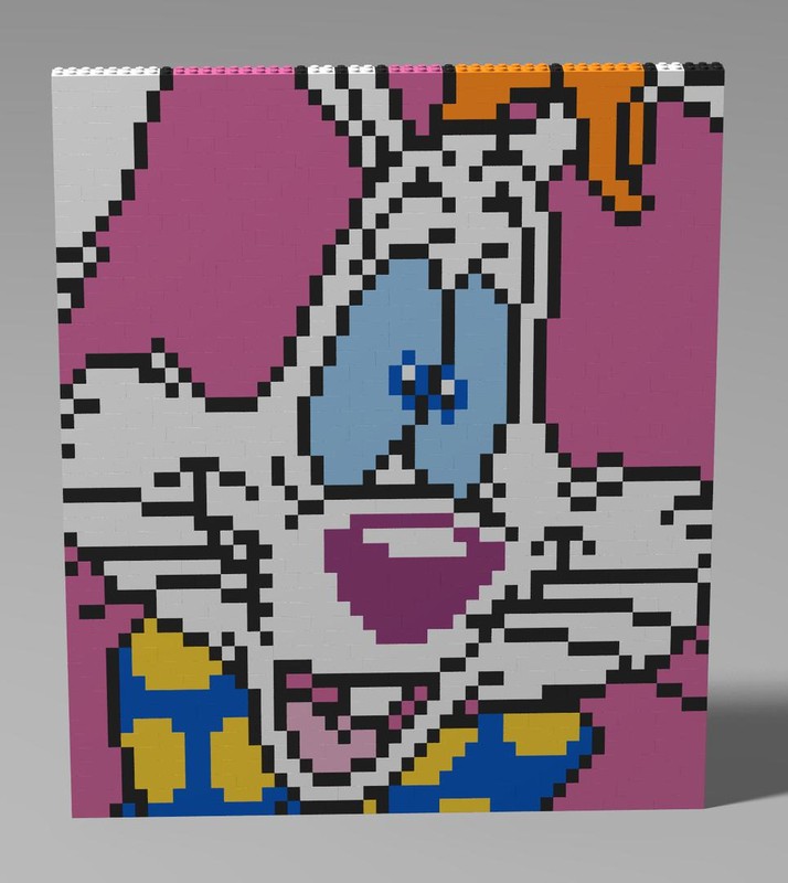 Lego ROGER RABBIT Pixelartwork