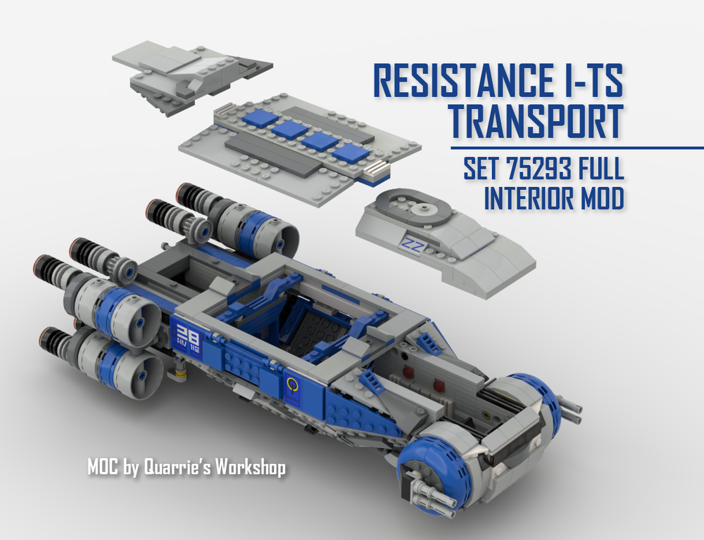 Lego Resistance I-TS Transport Full Interior MOD