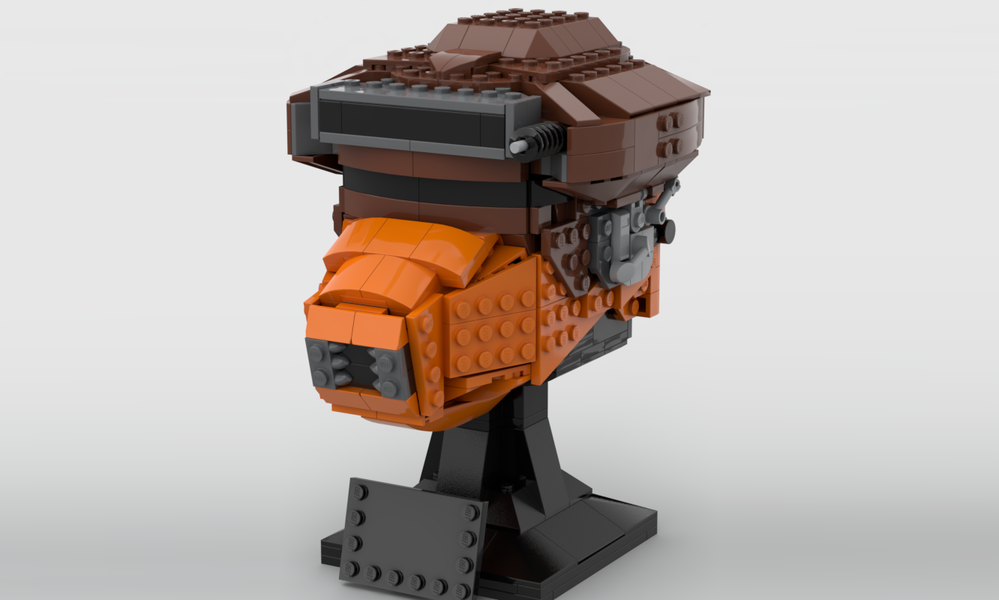 Lego Boushh Helmet - SW Lego Helmet Collection style