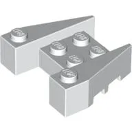 Brick Wedged 3 x 4 [Stud Notches] / White