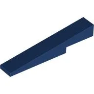Brick Sloped 1 x 6 x 1 with 1 x 2 x 1/3 Cutout / Dark Blue