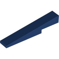 Lego Brick Sloped 1 x 6 x 1 with 1 x 2 x 1/3 Cutout / Dark Blue