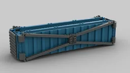 Long Futuristic Space Container