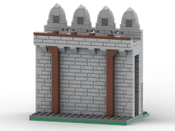 Red Castle Wall Small