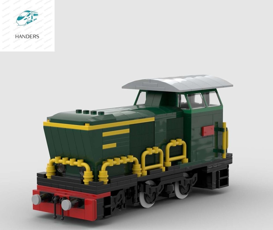 Lego 8 wide Italian Diesel Locomotive