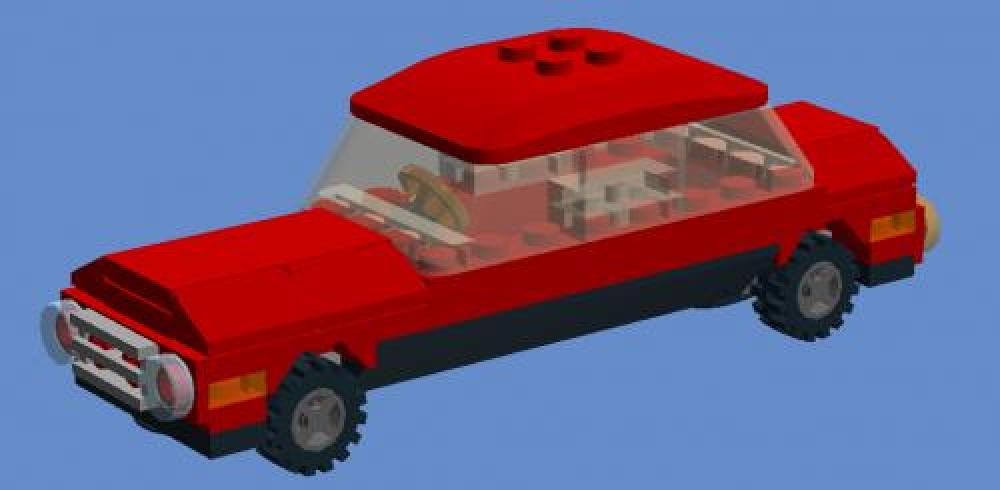 Lego American muscle car