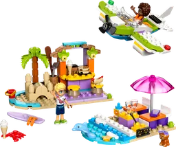 Creative Beach and Travel Suitcase