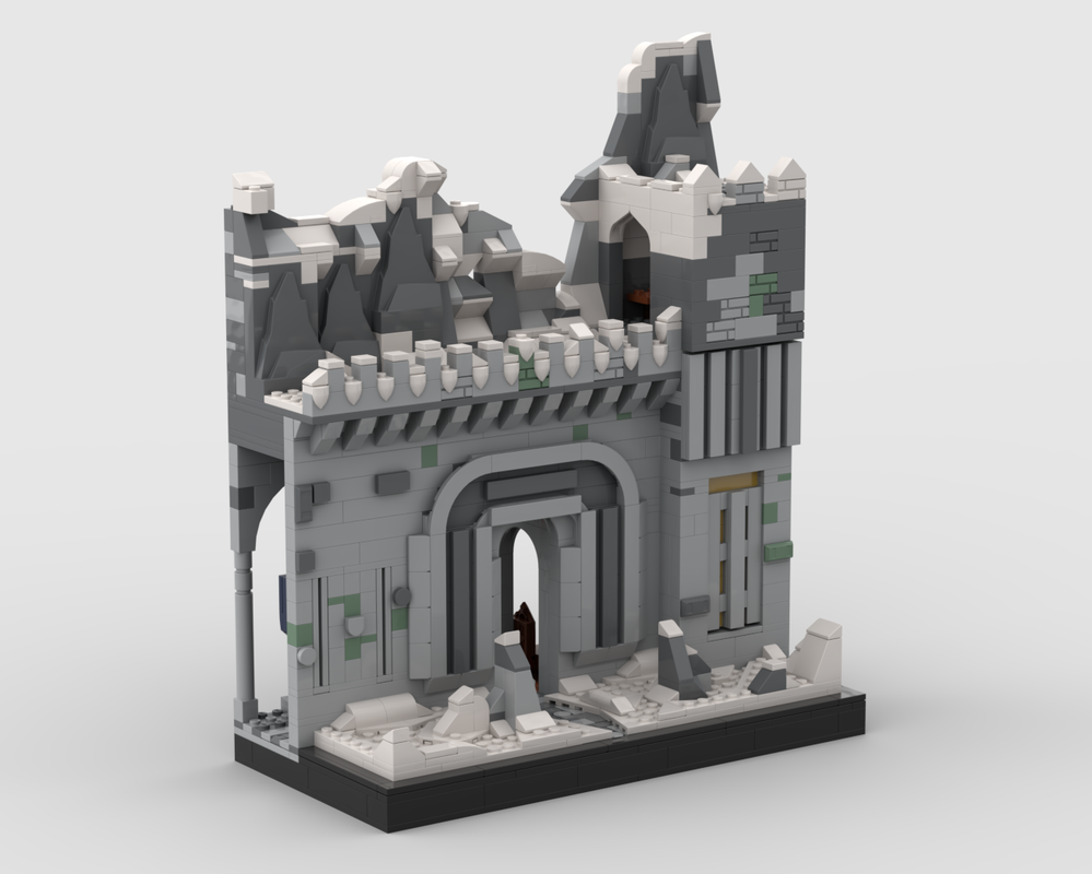 Lego D&D dwarf diorama