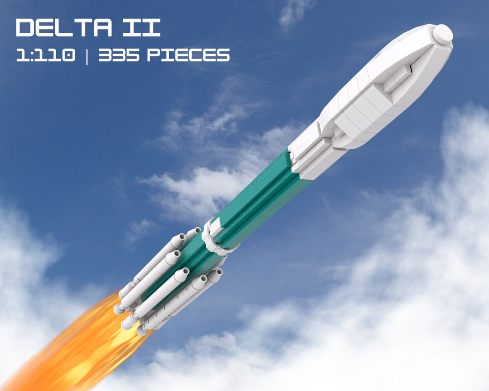 Lego Delta II | 1:110