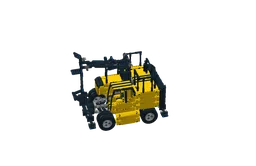 Lego Wheeled Excavatator (Based on the VOLVO EW160E)