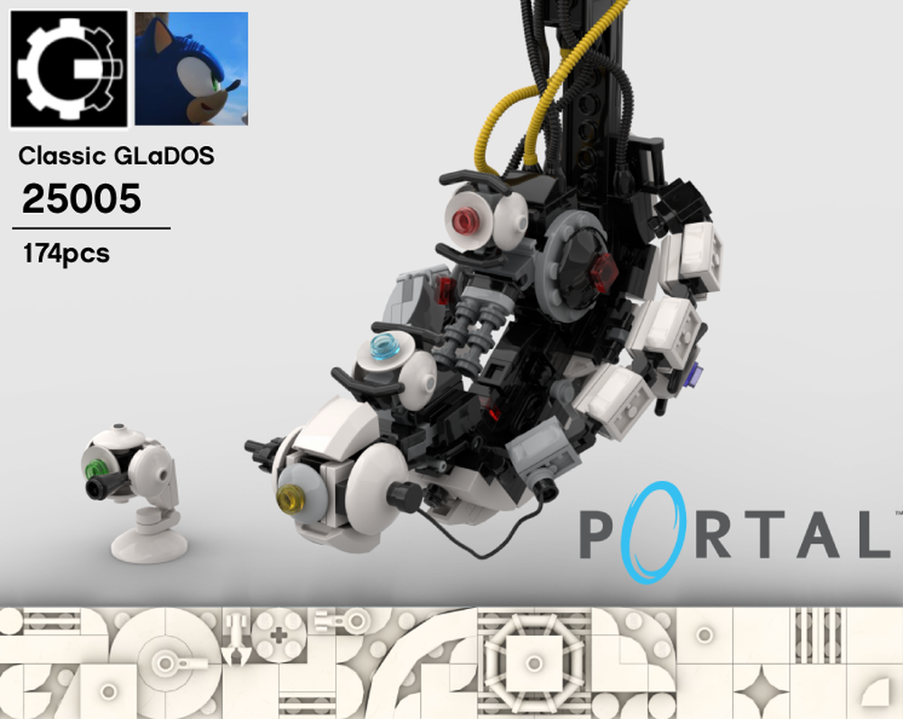 Lego Classic GLaDOS (Portal 1)