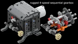 Rugged 4-Gear Sequential Gearbox