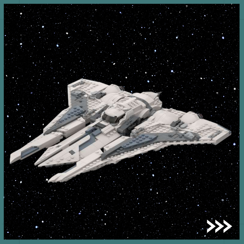 Lego Bo Katan's Kom'rk Starfighter (aka the gauntlet)