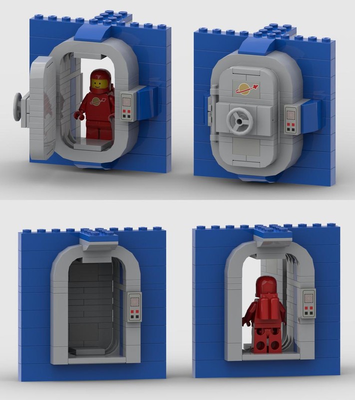 Lego Classic Space Base Gate 01