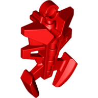 Lego Large Figure Torso Cover, Armor, Small Triangular with Pincer End / Red