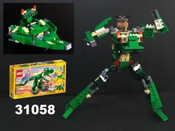 LEGO Transformer Star ship from set 31058 Mighty Dinosaurs