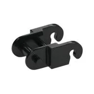 Technic Link, Reinforced, with Beveled Edge / Black