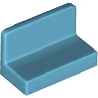 Panel 1 x 2 x 1 [Rounded Corners] / Medium Azure