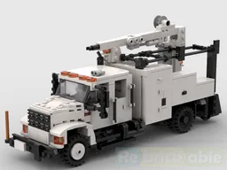 International 4900 Utility Truck