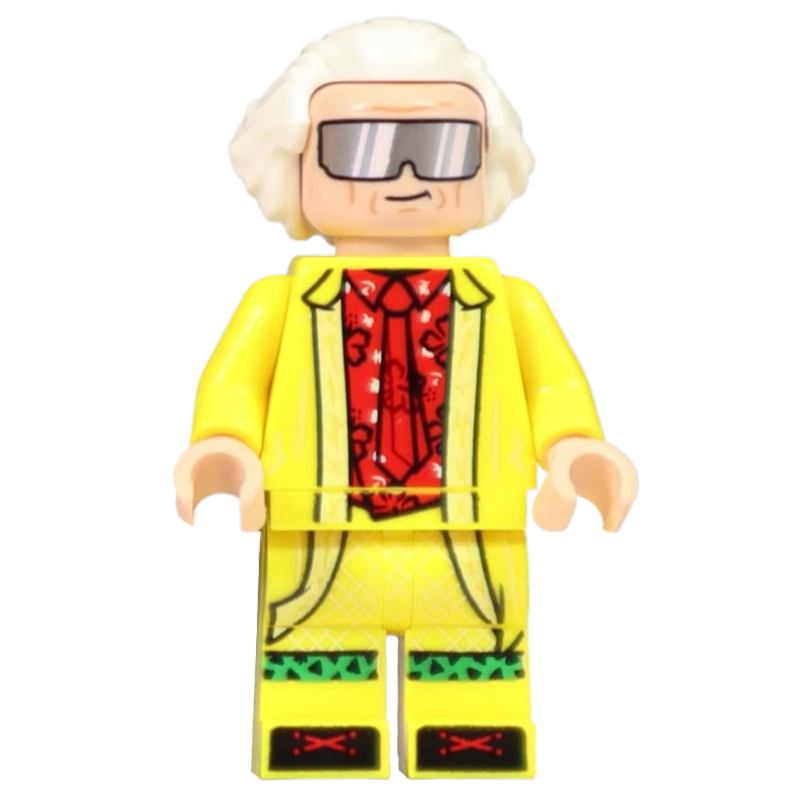 Lego Doc Brown - Yellow Suit