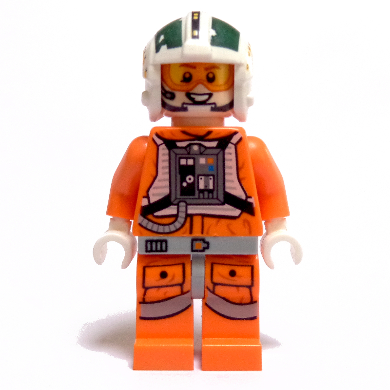 Lego Wedge Antilles, Printed Legs, White Hands