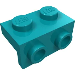 Bracket 1 x 2 - 1 x 2 / Dark Turquoise