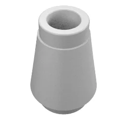Cone 1 x 1 [Top Groove] / Glow in Dark White