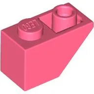 Brick Sloped Inverted 45° 2 x 1 / Coral
