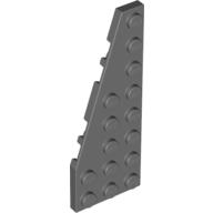 Lego Wedge Plate 8 x 3, 22° Left / Dark Bluish Gray