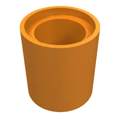 Technic Pin Connector Round 1L [Beam] / Orange