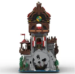 Wolfpack Tower & Medieval Ship - Classic Castle