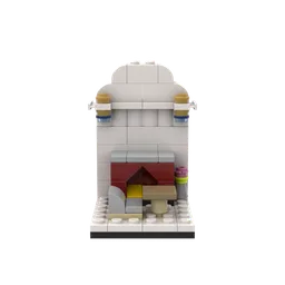 11005: Ornate Fireplace
