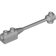 Lego Bar 1 x 8 with Brick 1 x 2 Curved Top End (Axle Holder Inside Small End) / Light Bluish Gray