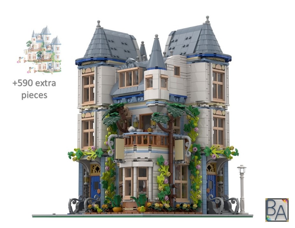 Lego Corner Castle BNB - Modification of Set 42638
