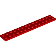 Plate 2 x 14 / Red