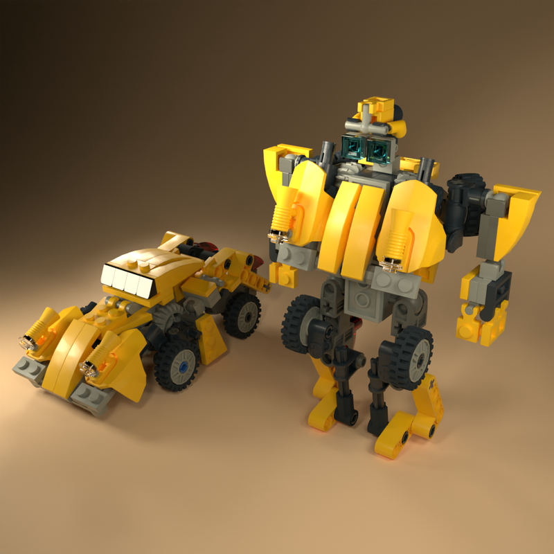 Lego Transformers-001-Bumblebee