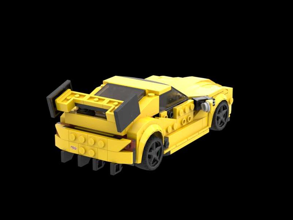 Lego 76901 Toyota Supra Rear MOD