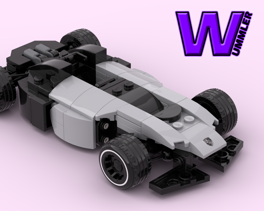 Lego Porsche open wheel concept race car