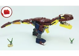 Carnotaurus Dinosaur - Lego Creator 31102 set