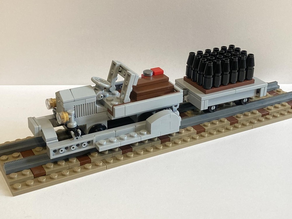Lego Crewe Tractor (WW1 Road/Rail Vehicle)