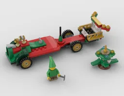 Santa's racing car