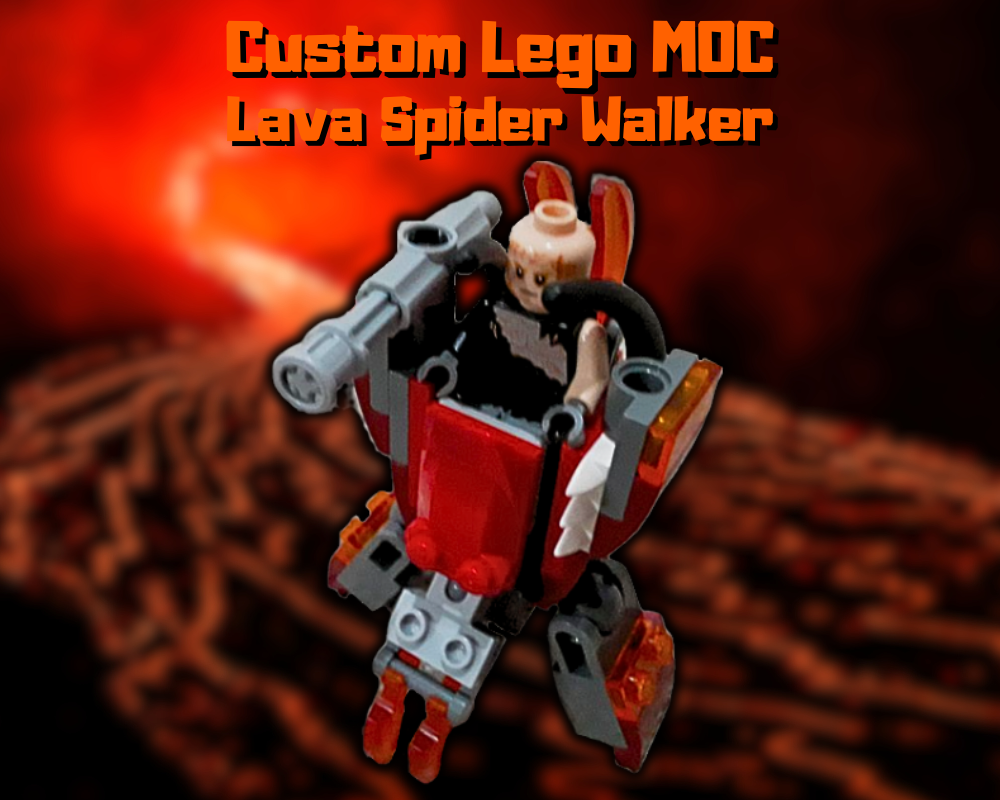 Lego Lava Spider Walker