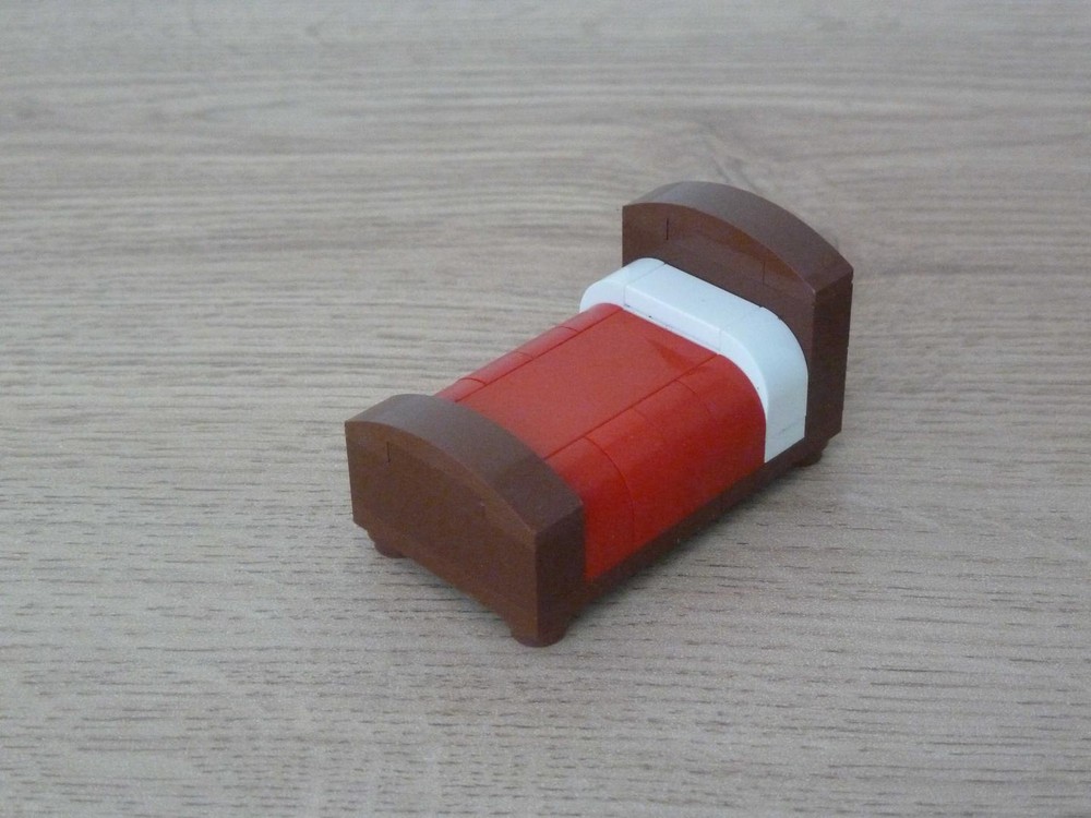 LEGO How to Build a Bed Instructions Tutorial