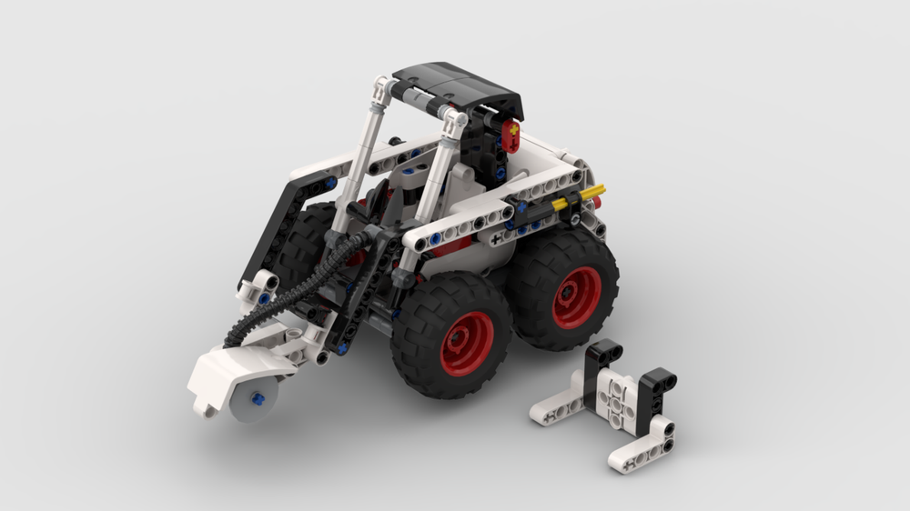 Lego 42150 Skid-Steer Loader with Stone Cutter and Fork Lift