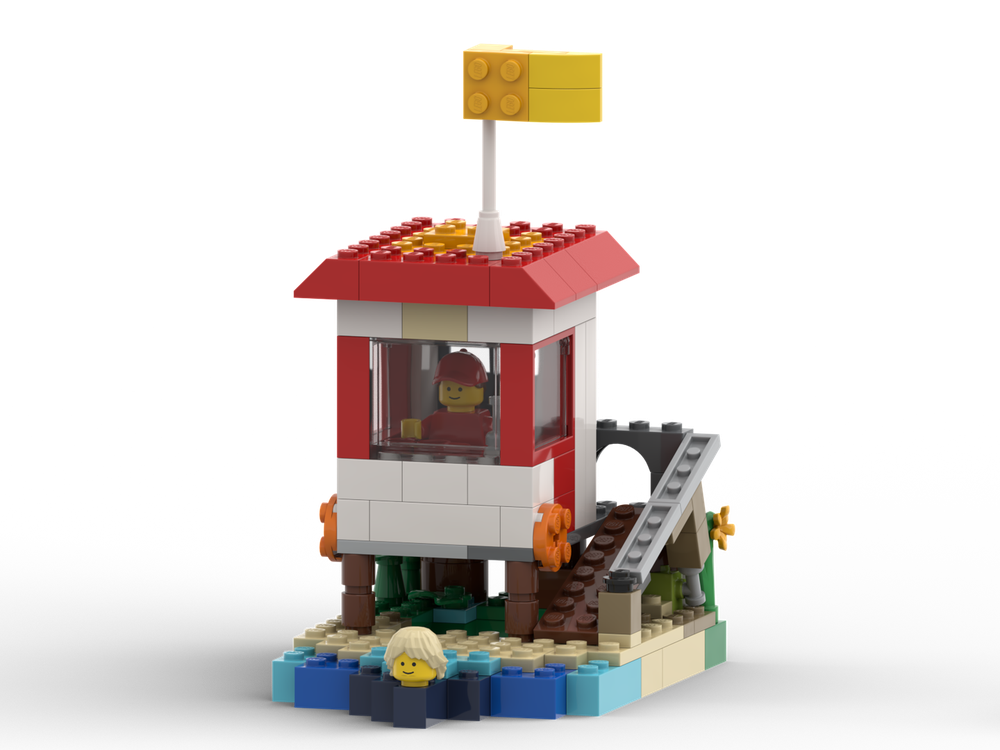 Lego 40357 BYGGLEK Lifeguard Tower